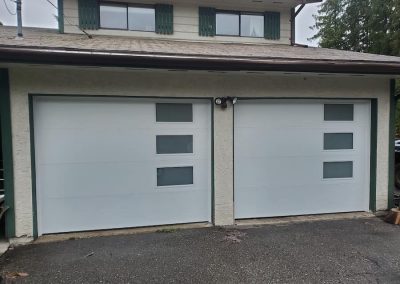 Salmon Arm Doors Garage doors with side lights