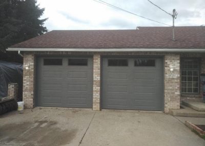 Salmon Arm Doors grey garage doors