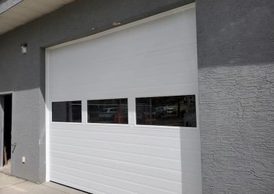 Salmon Arm Doors Garage Door with lights